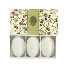 Kit La Florentina Folha de Oliveira Sabonete em Barra 3x150g-Unissex