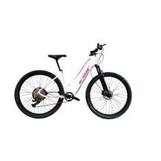 Bicicleta Aro 29 KSW Sunny 12v Freios Hidráulicos e Trava, Branco, Ros
