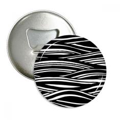 Emblema multifuncional com emblema de ímã de geladeira com textura ondulada da Woodcut