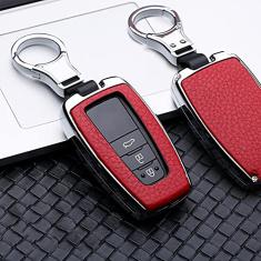 TPHJRM Capa de chave de carro em liga de zinco, capa de chave, adequada para Toyota CHR Prado Camry Avalon Prius Corolla RAV4 Avalon