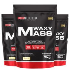 Kit 3x Hipercalórico Waxy Mass Baunilha 3kg – Bodybuilders