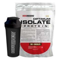 Kit Optimum Isolate Whey Protein Chocolate 2kg + Coqueteleira - Bodybuilders