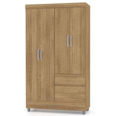 Guarda Roupa Solteiro Ideal Plus 4 Portas Nature Vr