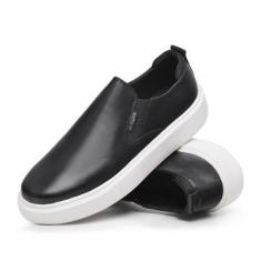 Tênis Slip On Masculino Casual Linha Conforto-Masculino