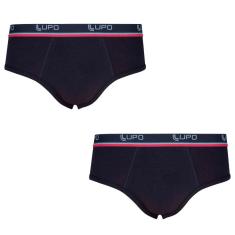 Kit 2 Cuecas Slip Algodão Adulto Lupo 524-088