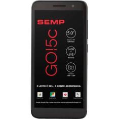 Smartphone Semp Desbloqueado Go 5C Preto - Casa & Video