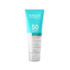 Protetor Solar Facial Sunless Cor Bronze FPS50 60g