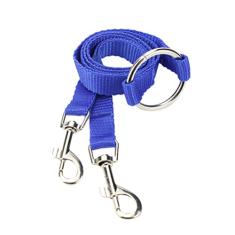 Double Leashes for Dogs Walk and Control 2 Dogs Nylon Belt Dog Traction Rope para cães pequenos e médios