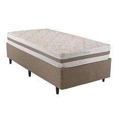 Cama Box Herval Solteiro Amsterdã, 61x96x203 cm, Molas Ensacadas