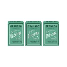 Sabonete Granado 90G Glicerina Hortela-Kit C/3Un