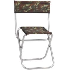 Banqueta tipo Cadeira com Encosto Dobrável Para Pesca Camping Caça Jogá