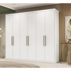 Guarda Roupa Casal 6 Portas 3 Gavetas Sumatra Demobile - Demóbile, Bra