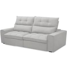 Sofá Retrátil Reclinável Para Sala de Estar Living 210cm Dimas F04 Bou