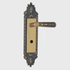 Fechadura para Banheiro Espelho Aço 40mm mgm Colonial Bronze Latonado