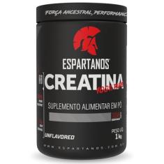 Creatina Monohidratada 100% Pura 1KG Espartanos