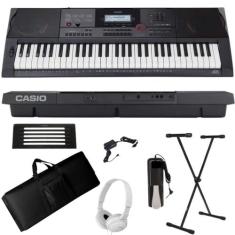 Teclado Arranjador Casio CT-X3000 61 Teclas + Suporte + Capa + Pedal +