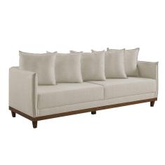 Sofá 4 Lugares Living Linho M-169 Martins Creme
