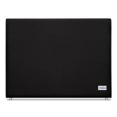 Cabeceira Sena Veluto Preto Casal (12x140x125) - Ortobom
