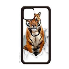 Capa Animal Paper Breaks Shock Tigers para iPhone 12 Pro Max para Apple Mini Mobile Case