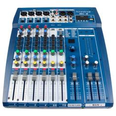 Mesa De Som Soundcraft MI 8 Analógico Com 8 Canais