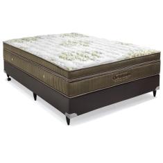 Cama box e Colchão Gold Ultra Gel Casal (138x188) - Ortobom