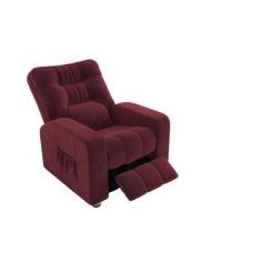 Poltrona do Papai Reclinavel Azera Vinho Matrix