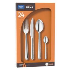 Brinox - Faqueiro Siena 24 Peças - Aço Inox