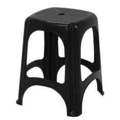 Kit 12 Banqueta Tramontina Niteroi em Polipropileno Preto