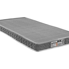 Colchão Solteiro D-20 Liso 78x12x188 Cinza