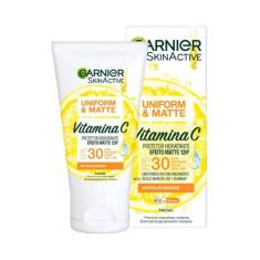 Protetor Solar Facial Hidratante Garnier Uniform & Matte Vitamina C FP