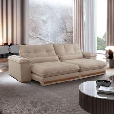 Sofá Dubai Linho 02 Módulos De 80 Cm B25 Cm Meu Sofá Online A226 Linho Bege