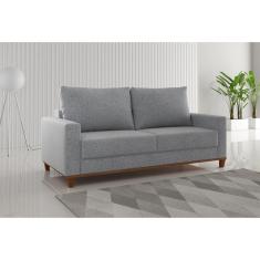Sofá Living 3 Lugares 181cm Lívia Inox