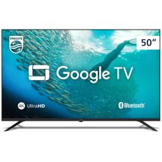 Smart TV Philips 50" UHD 4K 50PUG7019 Wi-Fi HDR10+ Dolby Vision e Dolby Atmos com Bluetooth Bordas Ultrafinas