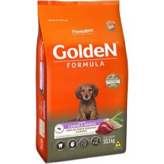 Ração Seca PremieR Pet Golden Formula Carne e Arroz para Cães Filhotes de Raças Pequenas - 10,1 Kg