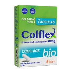 Colflex Bio Colágeno Tipo II Não Hidrolisado com 30 cápsulas 30 Cápsulas