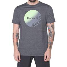 Camiseta Hurley Silk Circle Masculina-Masculino