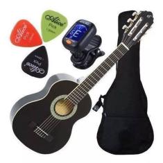 Kit Violão Infantil Nylon + Capa + Palhetas + Afinador Gwnxr
