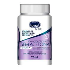 Removedor de Esmaltes Instantâneo Ideal Sem Acetona com 75ml