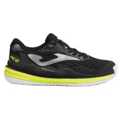 Tênis Joma Ace Clay Preto e Prata Masculino-Masculino