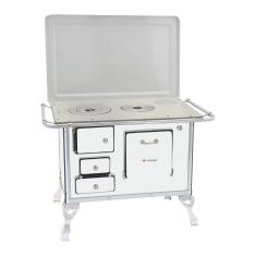 Fogão A Lenha Venâncio 02 Branco Com Tampa 2dtbr