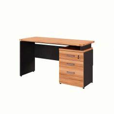 escrivaninha yaris 3 gv nogal sevilha e preta 135 cm