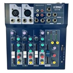 Mesa De Som Bluetooth 4 Canais P10 Usb Microfone Mp3 Player