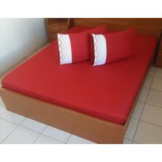 Jogo De Lençol Casal King Bordado Percal 400 Fios - Bordados Elza, vin