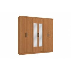Guarda-Roupa 6 Portas 3 Gavetas Kappesberg New, Canela J559-CN