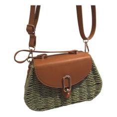 Bolsa Palha Sintética Feminina Estilosa Moderna Passeio Verã - Alwy, V