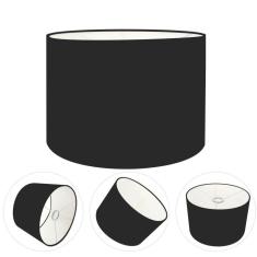 Cúpula Abajur Cilíndrica Cp-7020 ø45x21cm Preto