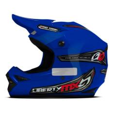 Capacete Motocross Pro Tork Liberty Mx Pro Tam. 58 Azul