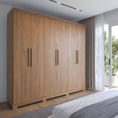 Guarda-roupa Casal 100% Mdf 6 Portas Memphis Canella