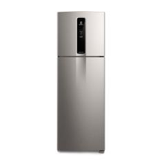 Geladeira Electrolux Frost Free Duplex Efficient com AutoSense cor Inox Look 390L (IF43S) 127V