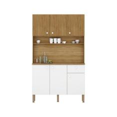 Armario De Cozinha 6 Portas E 1 Gaveta Rubi Style Kits Paraná - Kit's 